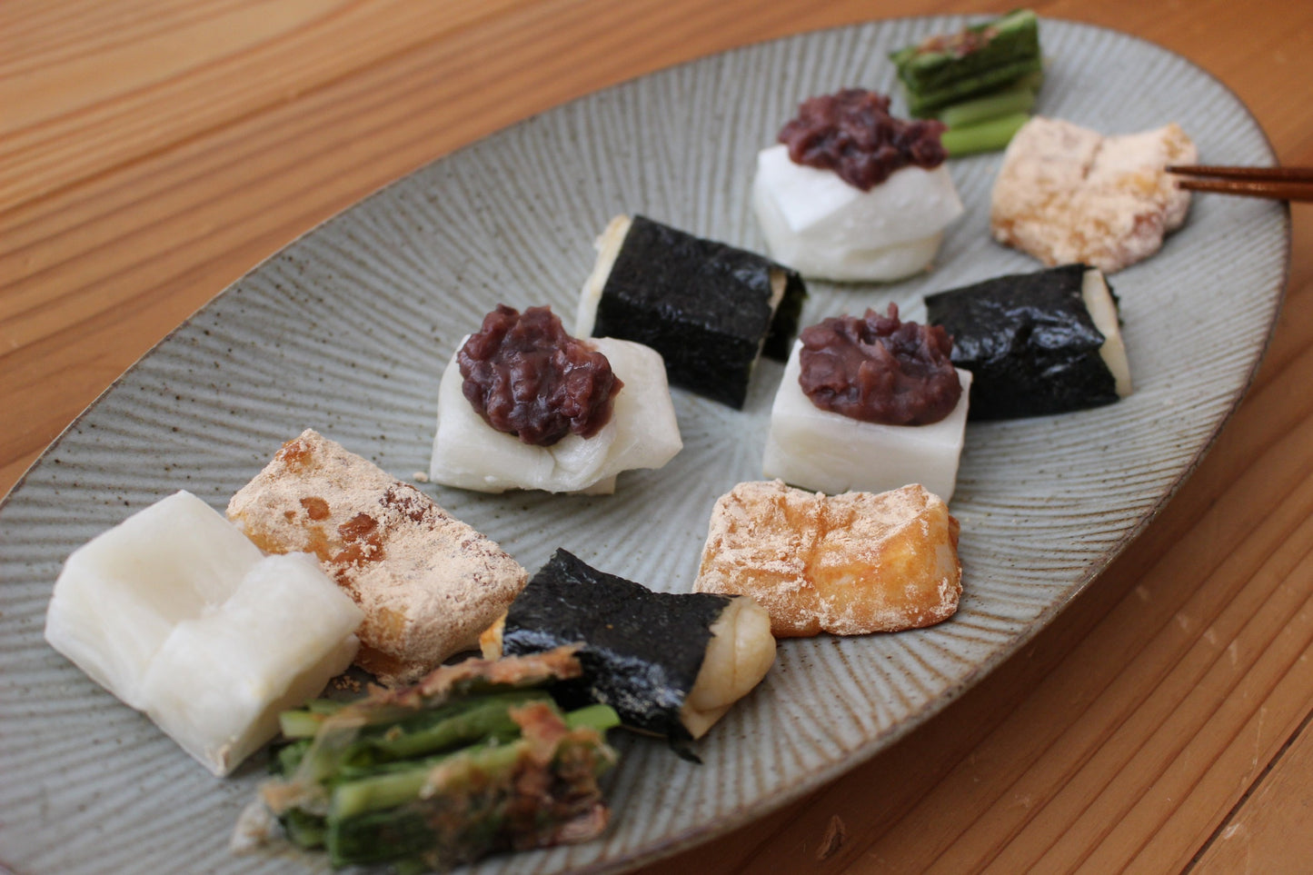 Germinated brown rice cake mochi