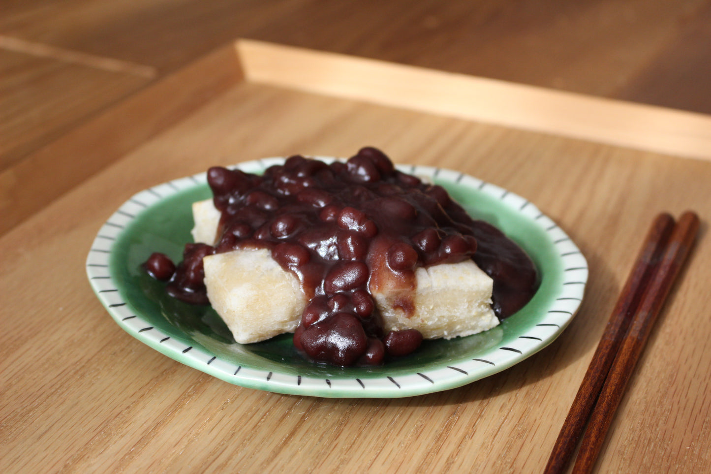 Special white rice cake mochi