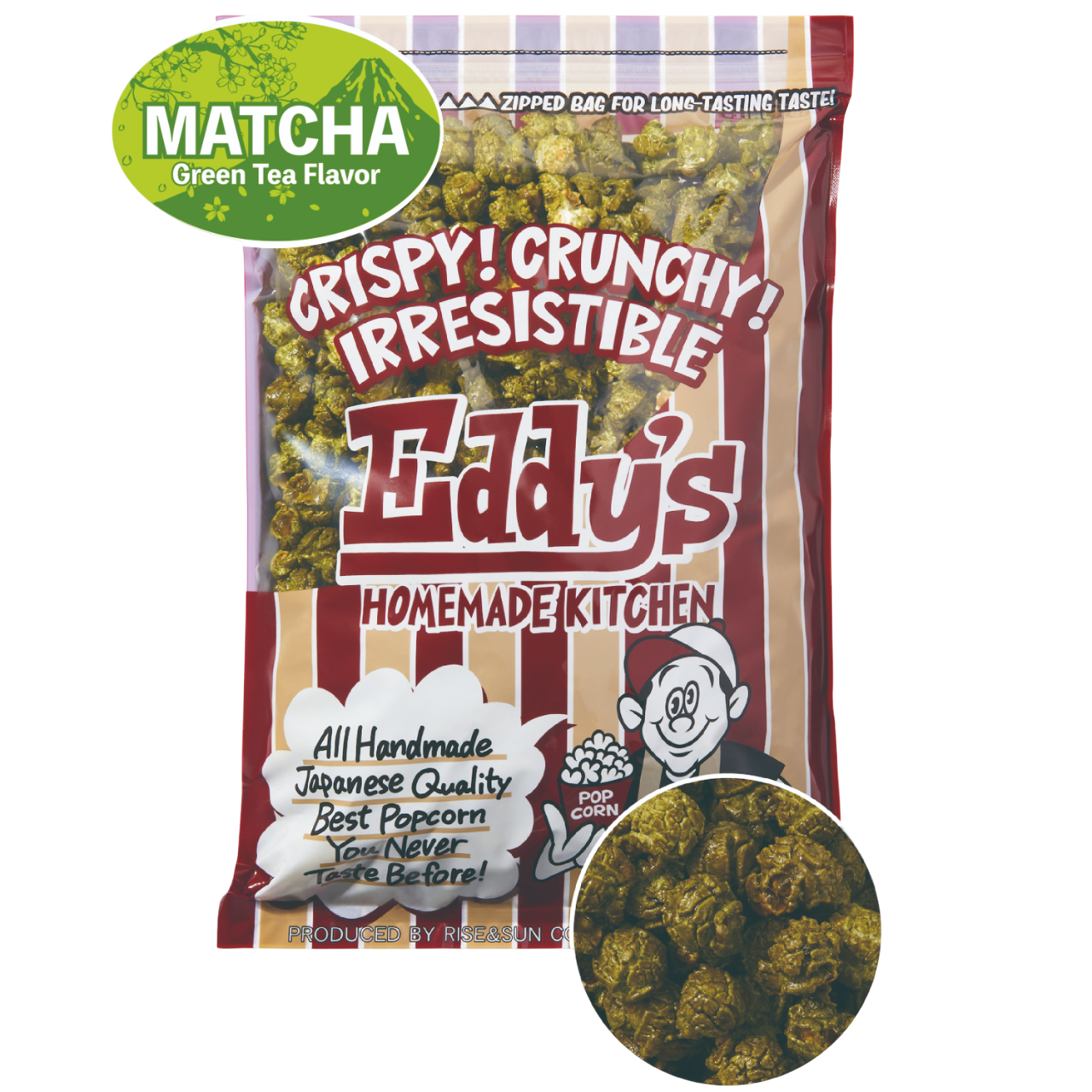 Premium Matcha Popcorn - Eddy's Homemade kitchen